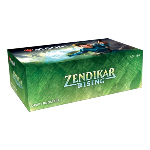 Magic: The Gathering - Zendikar Rising Draft Booster Display i gruppen SÄLLSKAPSSPEL / Magic the Gathering hos Spelexperten (MAGC7538-DIS)