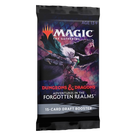 Magic: The Gathering - Adventures in the Forgotten Realms Draft Booster i gruppen SÄLLSKAPSSPEL / Magic the Gathering hos Spelexperten (MAGC8746)