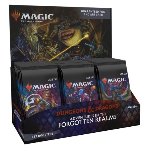 Magic: The Gathering - Adventures in the Forgotten Realms Set Booster Display i gruppen SÄLLSKAPSSPEL / Magic the Gathering hos Spelexperten (MAGC8755-DIS)