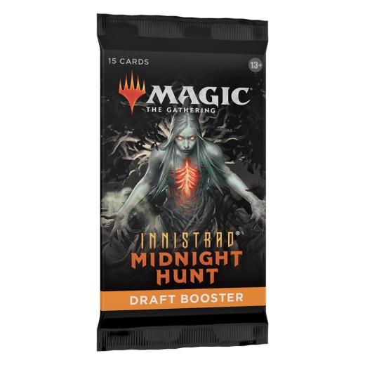 Magic: The Gathering - Innistrad: Midnight Hunt Draft Booster i gruppen SÄLLSKAPSSPEL / Magic The Gathering hos Spelexperten (MAGC8949)