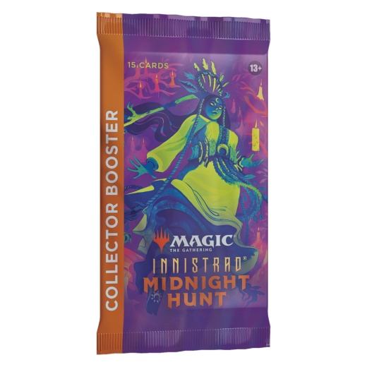 Magic: The Gathering - Innistrad: Midnight Hunt Collector Booster i gruppen SÄLLSKAPSSPEL / Magic the Gathering hos Spelexperten (MAGC8954)