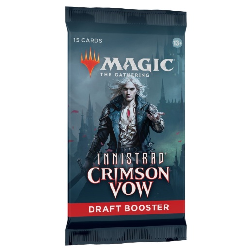 Magic: The Gathering - Innistrad: Crimson Vow Draft Booster i gruppen SÄLLSKAPSSPEL / Magic the Gathering hos Spelexperten (MAGC9060-BOS)