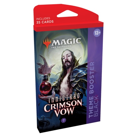 Magic: The Gathering - Crimson Vow Theme Booster Black i gruppen  hos Spelexperten (MAGC9063-BLA)