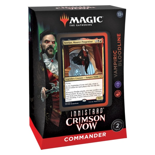 Magic: The Gathering - Vampiric Bloodline Commander Deck i gruppen SÄLLSKAPSSPEL / Magic the Gathering hos Spelexperten (MAGC9066-VAM)