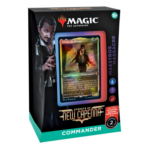 Magic: The Gathering - Maestros Massacre Commander Deck i gruppen SÄLLSKAPSSPEL / Magic the Gathering hos Spelexperten (MAGC9516-MAE)