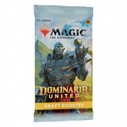 Magic: The Gathering - Dominaria United Draft Booster i gruppen SÄLLSKAPSSPEL / Magic the Gathering hos Spelexperten (MAGC9711-BOS)