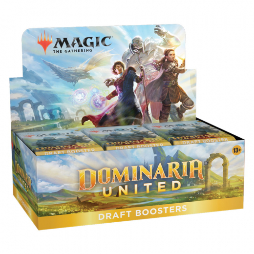 Magic: The Gathering - Dominaria United Draft Booster Display i gruppen SÄLLSKAPSSPEL / Magic the Gathering hos Spelexperten (MAGC9711-DIS)