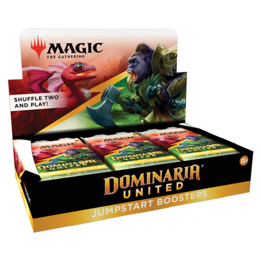 Magic: The Gathering - Dominaria United Jumpstart Display i gruppen SÄLLSKAPSSPEL / Magic the Gathering hos Spelexperten (MAGC9715-DIS)