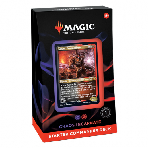 Magic: The Gathering - Chaos Incarnate Starter Commander Deck 2022 i gruppen SÄLLSKAPSSPEL / Magic the Gathering hos Spelexperten (MAGC9923-CHA)