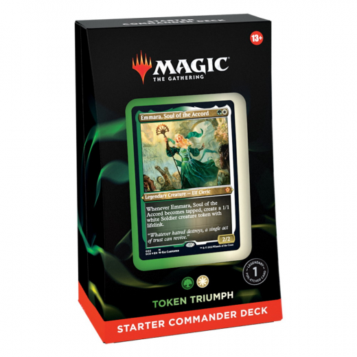 Magic: The Gathering - Token Triumph Starter Commander Deck 2022 i gruppen  hos Spelexperten (MAGC9923-TOK)