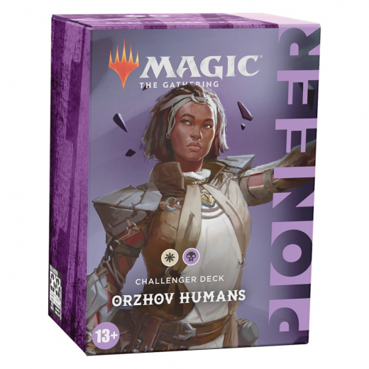 Magic: The Gathering - Pioneer 2022 Orzhov Humans i gruppen SÄLLSKAPSSPEL / Magic the Gathering hos Spelexperten (MAGC9989-ORZ)