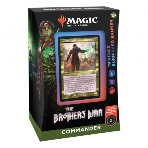 Magic: The Gathering - Mishra's Burnished Banner Commander Deck i gruppen SÄLLSKAPSSPEL / Magic the Gathering hos Spelexperten (MAGD0309-MIS)