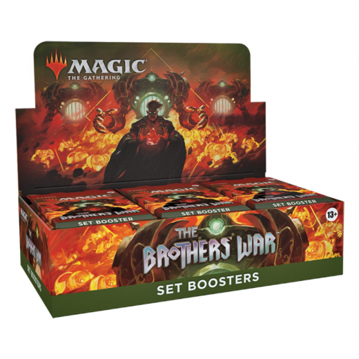 Magic: The Gathering - The Brothers' War Set Booster Display i gruppen SÄLLSKAPSSPEL / Magic the Gathering hos Spelexperten (MAGD0311-DIS)