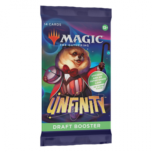 Magic: The Gathering - Unfinity Draft Booster i gruppen SÄLLSKAPSSPEL / Magic the Gathering hos Spelexperten (MAGD0379-BOS)