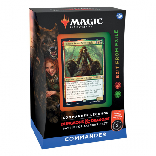 Magic: The Gathering - Exit From Exile Commander Deck i gruppen SÄLLSKAPSSPEL / Magic the Gathering hos Spelexperten (MAGD1007-EXI)