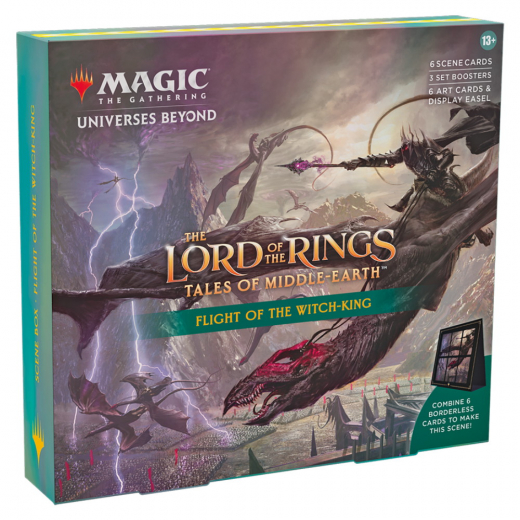 Magic: The Gathering - Lord of the Rings - Tales of Middle-earth: Flight of the Witch-King i gruppen SÄLLSKAPSSPEL / Magic the Gathering hos Spelexperten (MAGD1526-WIT)