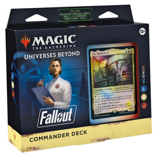 Magic: The Gathering - Fallout: Science! Commander Deck i gruppen SÄLLSKAPSSPEL / Magic the Gathering hos Spelexperten (MAGD2351-SCI)