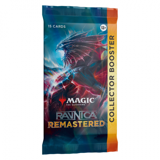 Magic: The Gathering - Ravnica Remastered Collector Booster i gruppen SÄLLSKAPSSPEL / Magic the Gathering hos Spelexperten (MAGD2378)