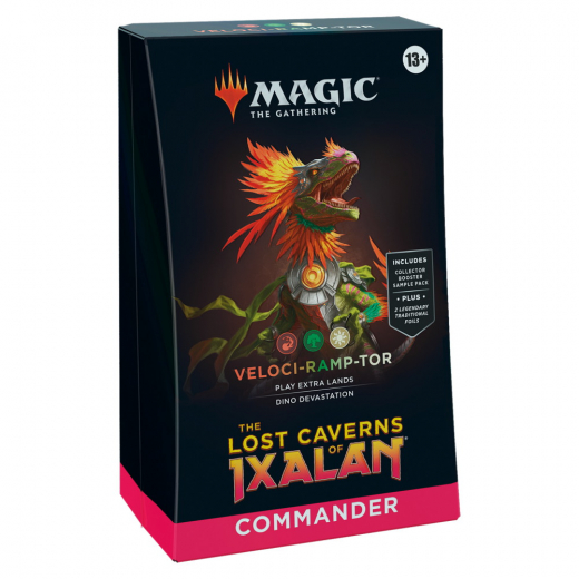 Magic: The Gathering - Veloci-Ramp-Tor Commander Deck i gruppen SÄLLSKAPSSPEL / Magic the Gathering hos Spelexperten (MAGD2393-VEL)