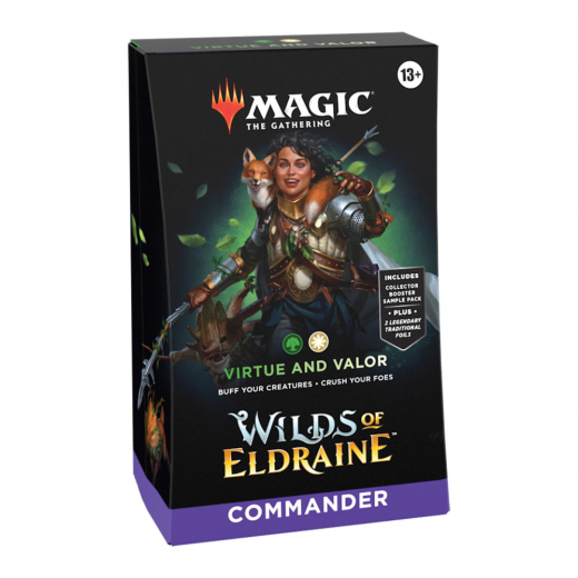 Magic: The Gathering - Virtue and Valor Commander Deck i gruppen SÄLLSKAPSSPEL / Magic the Gathering hos Spelexperten (MAGD2470-VIR)