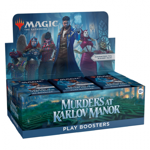 Magic: The Gathering - Murders at Karlov Manor Play Booster Display i gruppen SÄLLSKAPSSPEL / Magic the Gathering hos Spelexperten (MAGD3025-DIS)
