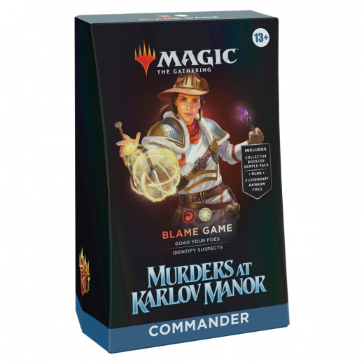 Magic: The Gathering - Blame Game Commander Deck i gruppen SÄLLSKAPSSPEL / Magic the Gathering hos Spelexperten (MAGD3027-BLA)