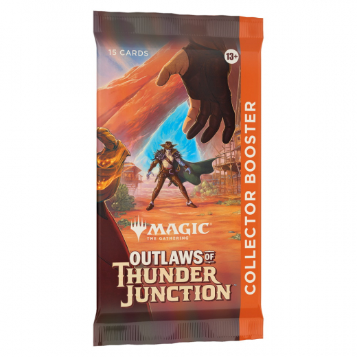 Magic: The Gathering - Outlaws of Thunder Junction Collector Booster i gruppen SÄLLSKAPSSPEL / Magic the Gathering hos Spelexperten (MAGD3262)