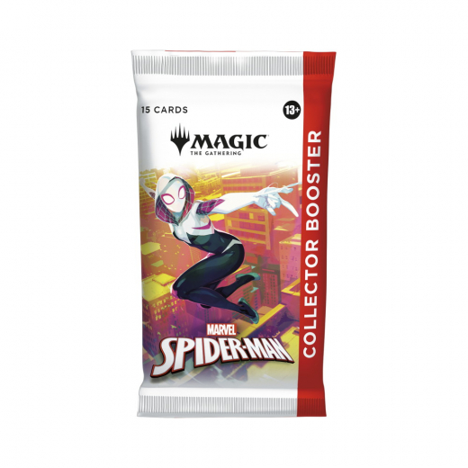 Magic: The Gathering - Marvel's Spider-Man Collector Booster Pack i gruppen SÄLLSKAPSSPEL hos Spelexperten (MAGD4527)