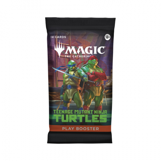 Magic: The Gathering - Teenage Mutant Ninja Turtles Play Booster Pack i gruppen SÄLLSKAPSSPEL / Magic the Gathering hos Spelexperten (MAGD5163-BOS)