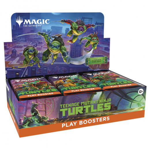 Magic: The Gathering - Teenage Mutant Ninja Turtles Play Booster Display i gruppen SÄLLSKAPSSPEL / Magic the Gathering hos Spelexperten (MAGD5163-DIS)