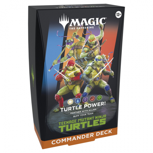 Magic: The Gathering - Turtle Power! Commander Deck i gruppen SÄLLSKAPSSPEL / Magic the Gathering hos Spelexperten (MAGD5169)