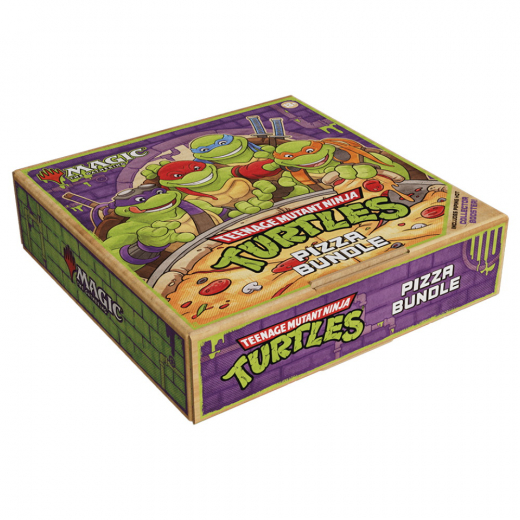 Magic: The Gathering - Teenage Mutant Ninja Turtles Pizza Bundle i gruppen SÄLLSKAPSSPEL / Magic the Gathering hos Spelexperten (MAGD5171)
