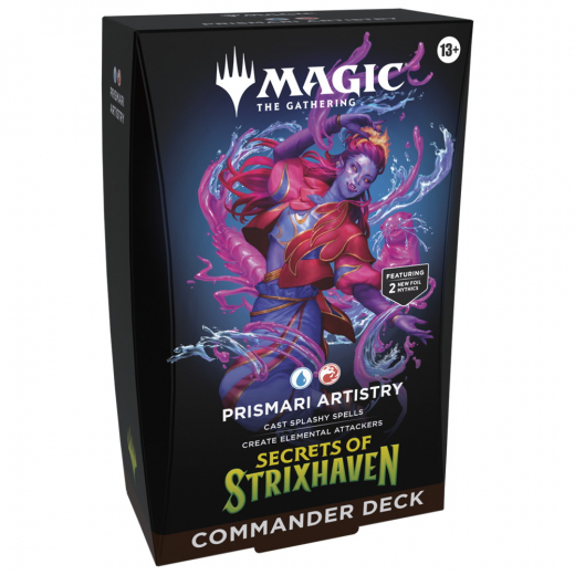Magic: The Gathering - Prismari Artistry Commander Deck i gruppen SÄLLSKAPSSPEL / Magic the Gathering hos Spelexperten (MAGD5339-PRI)