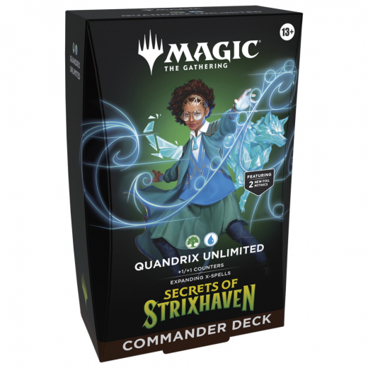 Magic: The Gathering - Quandrix Unlimited Commander Deck i gruppen SÄLLSKAPSSPEL / Magic the Gathering hos Spelexperten (MAGD5339-QUA)