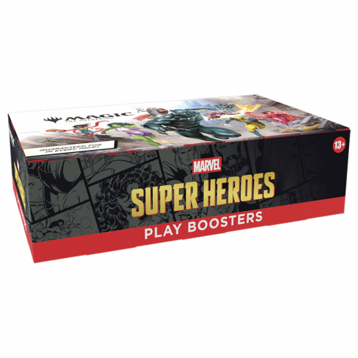Magic: The Gathering - Marvel Super Heroes Play Booster Display i gruppen SÄLLSKAPSSPEL / Magic the Gathering hos Spelexperten (MAGD5356-DIS)