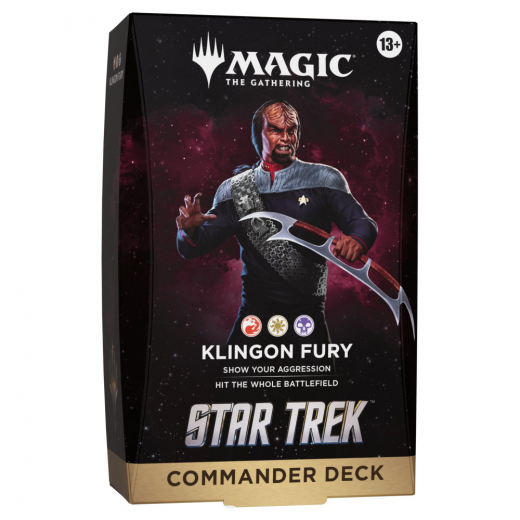 Magic: The Gathering - Klingon Fury - Star Trek Commander Deck i gruppen SÄLLSKAPSSPEL / Magic the Gathering hos Spelexperten (MAGD5899-KLI)