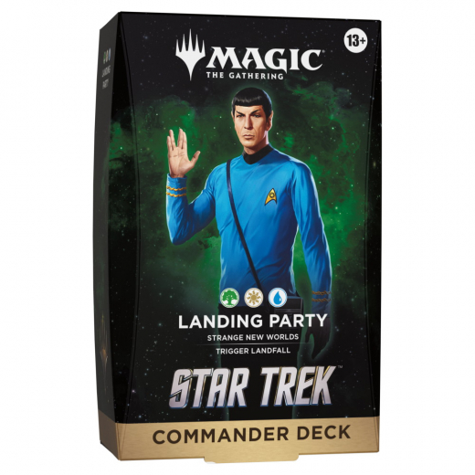 Magic: The Gathering - Landing Party - Star Trek Commander Deck i gruppen SÄLLSKAPSSPEL / Magic the Gathering hos Spelexperten (MAGD5899-LAN)