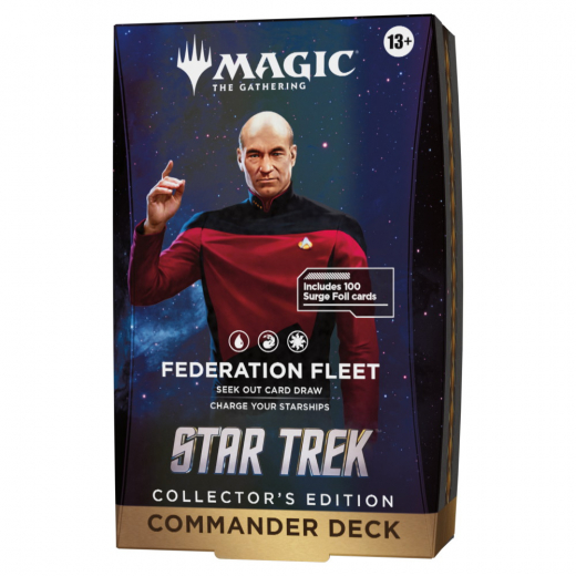 Magic: The Gathering - Federation Fleet - Collector's Edition Commander Deck i gruppen SÄLLSKAPSSPEL / Magic the Gathering hos Spelexperten (MAGD5900-FED)
