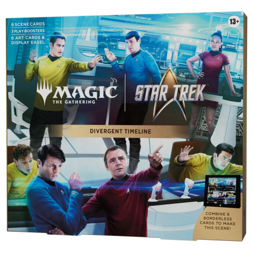 Magic: The Gathering - Star Trek Divergent Timelines Scene Box i gruppen SÄLLSKAPSSPEL / Magic the Gathering hos Spelexperten (MAGD5904-DIV)