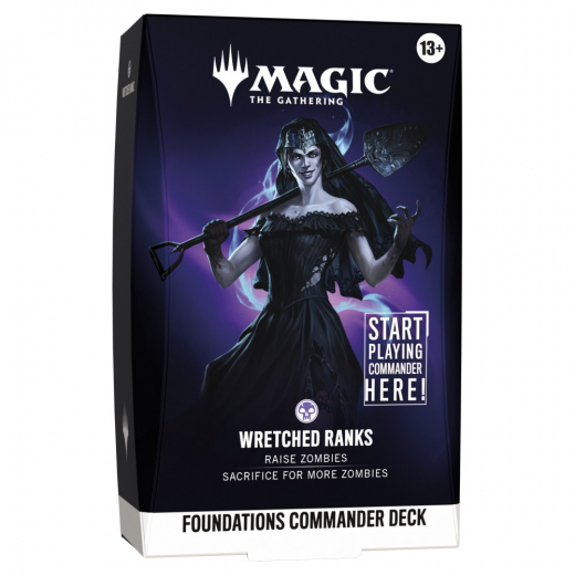 Magic: The Gathering - Wretched Ranks - Foundations Commander Deck i gruppen SÄLLSKAPSSPEL / Magic the Gathering hos Spelexperten (MAGD5931-WRE)