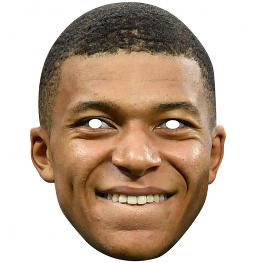 Supporter Mbappé-mask i gruppen LEKSAKER / Utklädnad / Halloween / Masker hos Spelexperten (MAS-KMB)