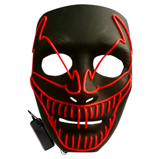 Led Mask hard i gruppen LEKSAKER / Maskerad / Masker hos Spelexperten (MAS-N16)