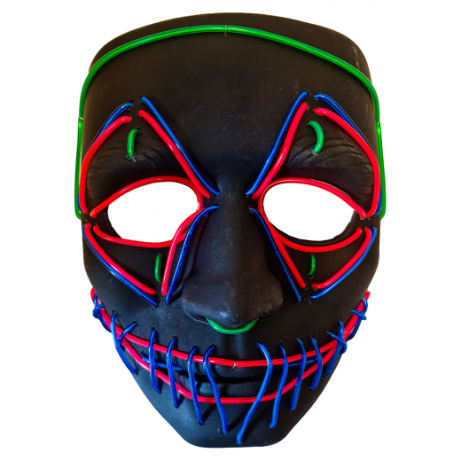 Led Mask Demon i gruppen LEKSAKER / Maskerad / Masker hos Spelexperten (MAS-N62)