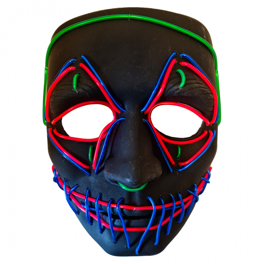Led Mask Demon i gruppen LEKSAKER / Maskerad / Masker hos Spelexperten (MAS-N62)