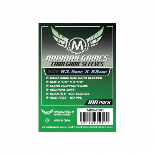 63.5 x 88mm card sleeves Game Card (63.5x88mm) No challenge to any intellectual property rights is intended or implied by representations of compatability and no endorsements of any of our products by any other company is implied or represented. Sleeve Kings card sleeves SKS-7711