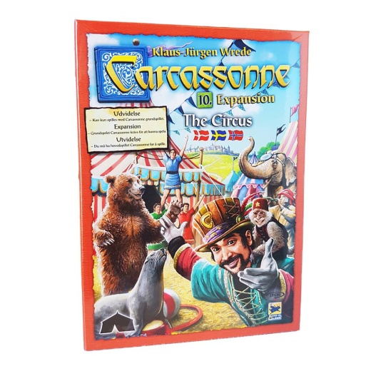 Carcassonne Expansion - The Circus (Swe) i gruppen SÄLLSKAPSSPEL / Expansioner hos Spelexperten (MDG019)