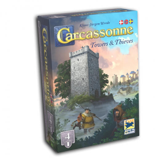 Carcassonne: Towers & Thieves (Exp.) (Swe) i gruppen SÄLLSKAPSSPEL / Spelserier / Carcassonne hos Spelexperten (MDG064)
