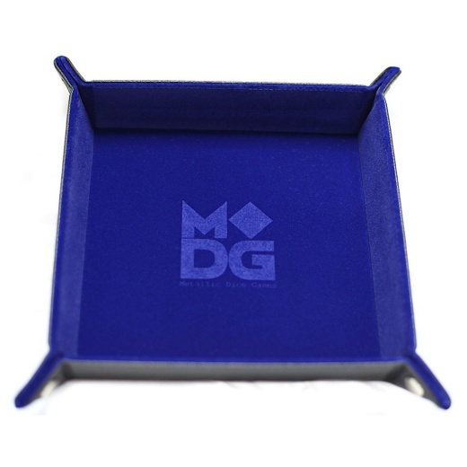 Dice Tray Velvet - Blue i gruppen SÄLLSKAPSSPEL / Tillbehör hos Spelexperten (MET0532)