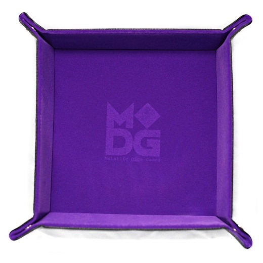 Dice Tray Velvet - Purple i gruppen SÄLLSKAPSSPEL / Tillbehör hos Spelexperten (MET0537)