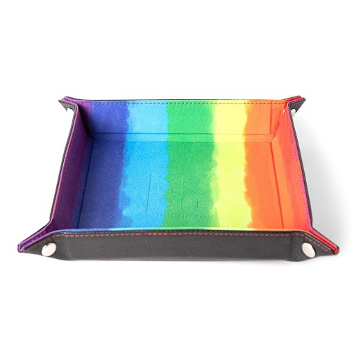 Dice Tray Velvet - Watercolor Rainbow i gruppen SÄLLSKAPSSPEL / Tillbehör hos Spelexperten (MET0538)